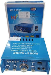 AV-263BT Τελικός Ενισχυτής Stereo
