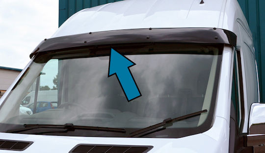 Ανεμοθραύστης Καπό Φορτηγού για Mercedes-Benz Sprinter 2018+ 1τμχ