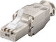 Techly Stecker RJ-45 männlich Silber (105872)