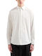Long-sleeved Cotton Shirt White
