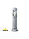 Fumagalli Outdoor Small Post Floor Lamp IP55 for E27 Bulb Gray