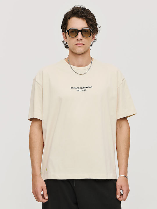 Camaro T-shirt Μπεζ