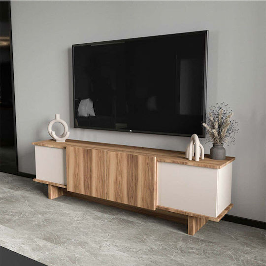 TV-Ständer Diana Beige-Walnuss M180xT33xH50cm