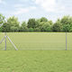 vidaXL Fencing Wire Fencing Galvanized Set Silv...
