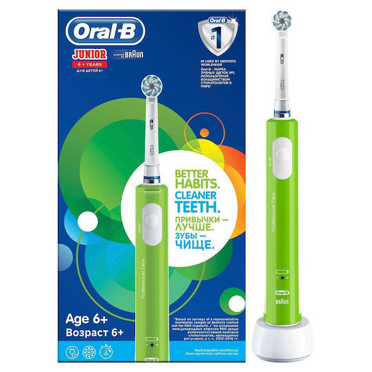 Oral-B Junior Periuță de Dinți Electrică pentru Copii cu Cronometru pentru 6+ Ani