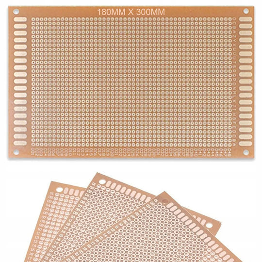 Placă prototip universală, o față, 180 x 300 mm