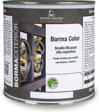 Borma Wachs 694263 Borma Color Iron Micaceous Enamel Anti-Corrosive Metallic No63 Brown 750ml