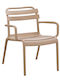 Outdoor Chair Polypropylene Korver Cappuccino 48x65x46cm
