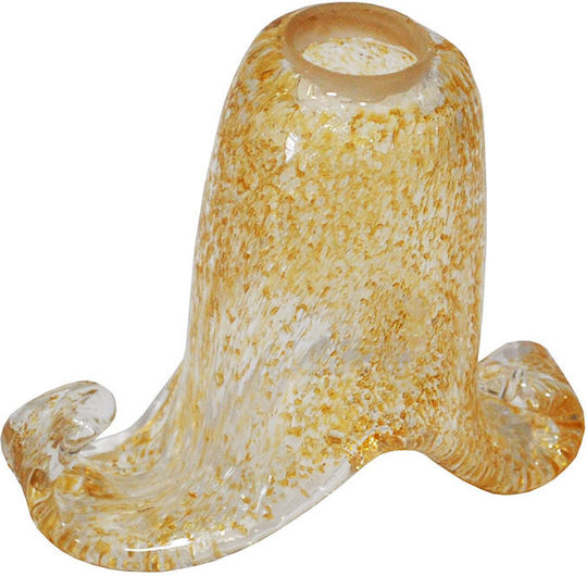 Lampshade Glass Replacement G9 Amber 10.5x6x9cm Sinialo 2900462