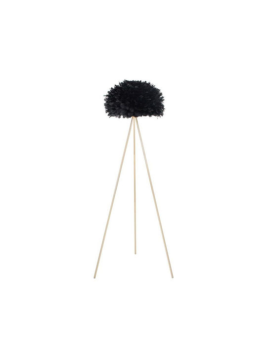 Fylliana Fl2104 Lampa de podea Î150xL50cm. cu Soclu pentru Bec E27 Auriu