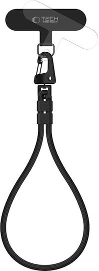 Tech-Protect Rope Wrist Strap for Mobile Phones Black