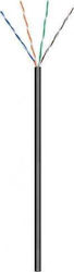 Goobay 57196 U/UTP Cat.5e Мрежов Кабел Ethernet 100м Черен