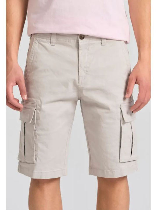 Funky Buddha Ανδρική Βερμούδα Cargo Mist Grey