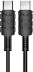 Kakusiga USB 2.0 USB-C male - USB-C 60W 1.2m (KSC-710-CC-BK) Kakusiga USB 2.0 USB-C male - USB-C 60W 1.2m (KSC-710-CC-BK)