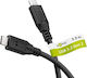Goobay USB 3.2 Cable USB-C male - USB-C 100W PD Μαύρο 3m 74203 Bulk