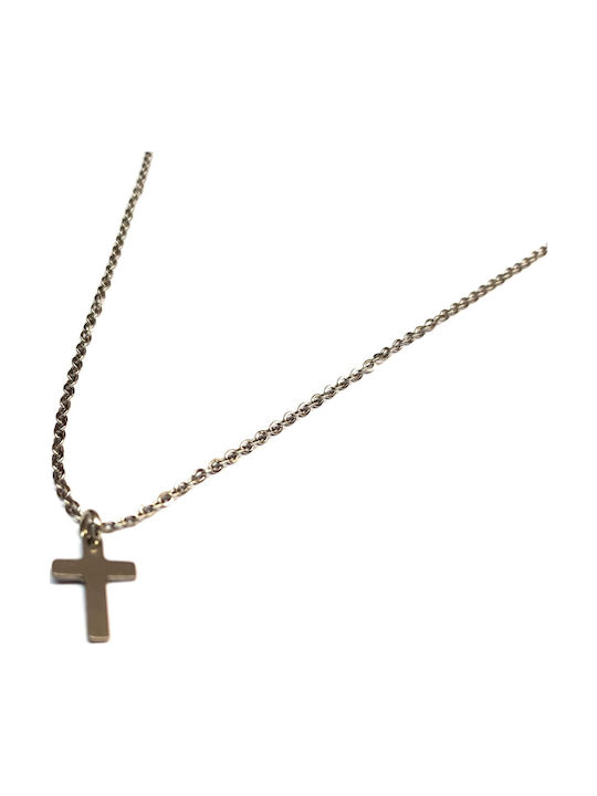 Amalfi Accessories Cross from Steel with Chain