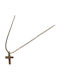 Amalfi Accessories Cross from Steel with Chain