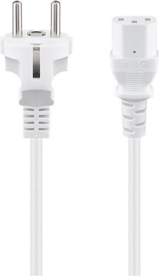 Goobay IEC C13 - IEC C13 Cablu 5m Alb (96041)