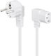 Goobay IEC C13 - IEC C13 Cable 5m Λευκό 93120
