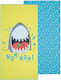 Kentia Float Kinder-Strandtuch Hellblau Haie 14...