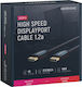 Clicktronic Cable DisplayPort male - DisplayPort male 10m Μαύρο