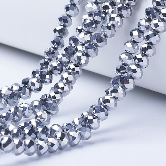 Cristale Argintii Tip Swarovski 10mm Aproximativ 65 bucăți