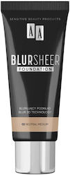 Aa Blur Sheer Podkład Blurujący 02 Neutral Medium 30ml Aa Blur Sheer Podkład Blurujący 02 Neutral Medium 30ml
