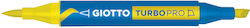 Giotto Turbo Pro Κίτρινος Μαρκαδόρος Ζωγραφικής...