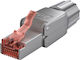 Goobay Cat 6 RJ45 Socket Tool-Free Assembly Shielded STP