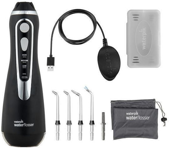 Waterpik Иригатор за уста 210 мл Презареждащ се Черен WP-582EU