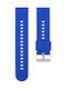 Gummi-Armband Marineblau 22mm