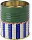 Στρογγυλη Μεταλλικη Μολυβοθηκη Designworks Ink A Dopo Storage Tin Solid Striped Dtsc-1001eu