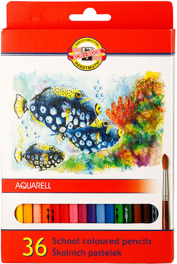 Creioane Aquarelă Koh-i-noor 36 Culori