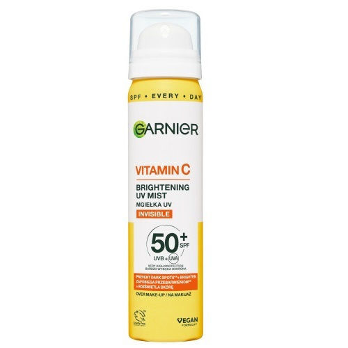 Garnier ​​Vitamic c Brightening Over Make-Up UV Sunscreen Mist Face SPF50+ 75ml