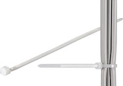 Goobay Kabelbinder Kunststoff Transparent Farbe (100Stück) (17049)