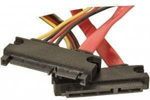 Goobay 93871 Sata кабел 0.5 м Sata 7-пинов + 15-пинов Черен Оранжев Червен Жълт