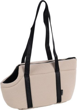 Flamingo Dog Carrying White Shoulder Bag for 6kg Pets L46xW25xH23cm