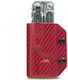 Kydex Sheath Leatherman Free P4 Cf-red Clip & Carry