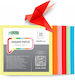 D.rect Origami-Papier beidseitig faltbar 6 Farben 120 Blatt 150x150mm