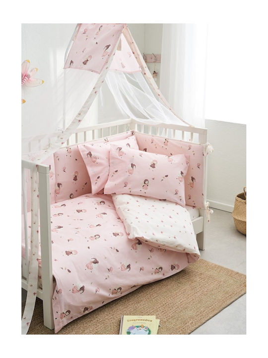 Vesta Home Fairy Πάπλωμα Κούνιας Ροζ 110x150cm
