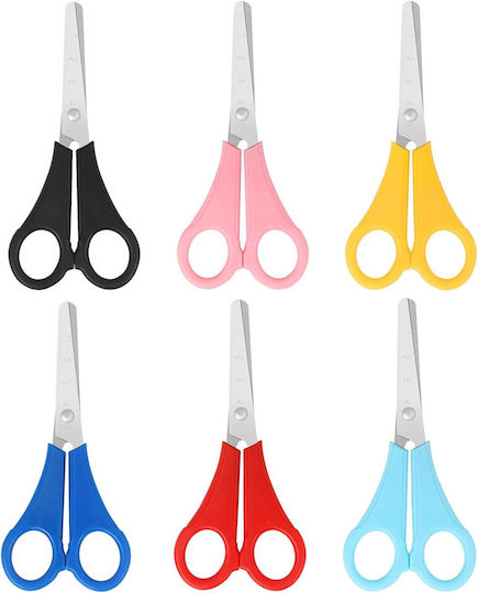 Vutyvve Kinderscheren Set mit abgerundeten Spitzen, 6 Farben