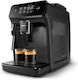 Philips LatteGo Automat Espressoare 1500W Presiune 15bar Pentru Cappuccino Cu Râșniță Neagră EP1221/20