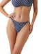 Bikini Brasilien White/blue