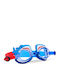 Gama Brands Swimming Goggles Kids with Anti-fog Lenses Red