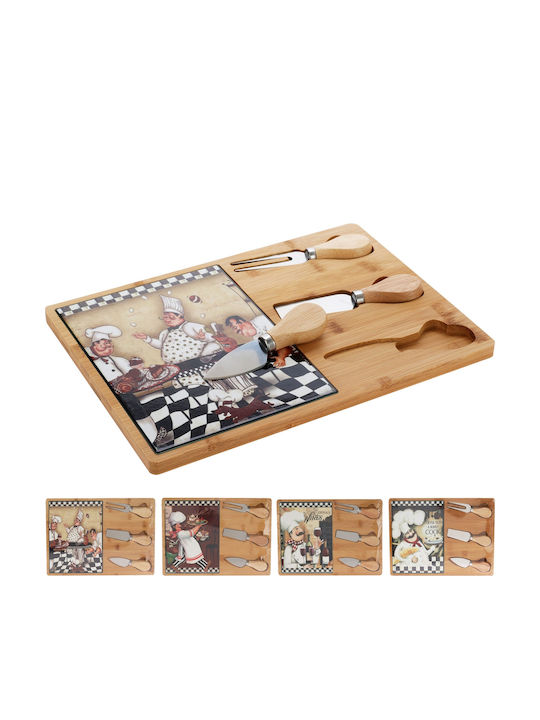 Zaros Wooden Cheese Serving Platter 30.5x21.5x1.2cm
