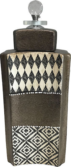 Inart Διακοσμητικό Βάζο Keramik 16x8.5x29cm 1Stück