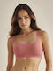 Women's Bra with Light Padding Coral