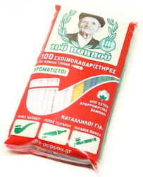 Colorful Pipe Cleaners 100 Pappou 46101 Soft 1 Pack