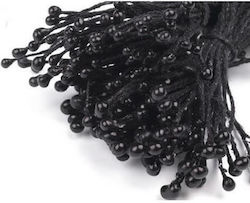 Flower Stamen Pearle Black