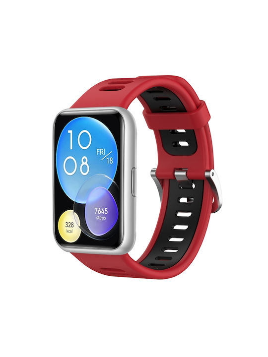 Strap Silicone Red (Huawei Watch Fit)